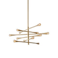 Oswenonna Brass Chandelier-Moonnatur