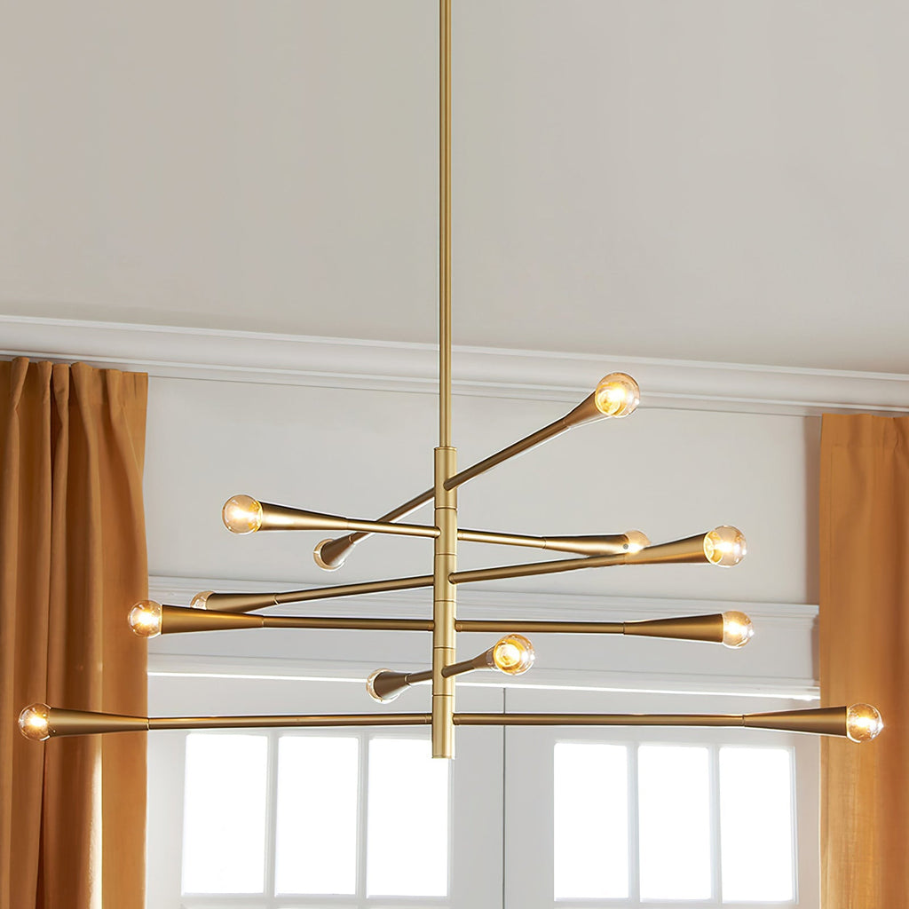 Oswenonna Brass Chandelier-Moonnatur