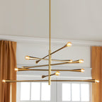 Oswenonna Brass Chandelier-Moonnatur