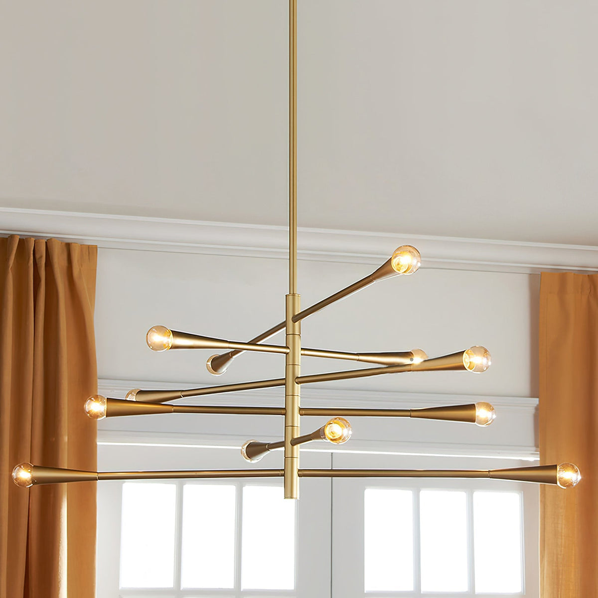 Oswenonna Brass Chandelier-Moonnatur