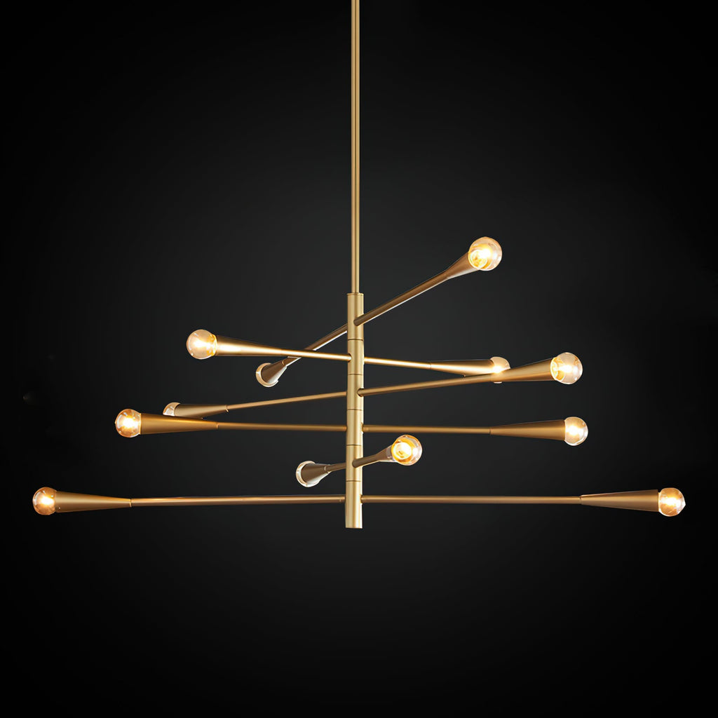 Oswenonna Brass Chandelier-Moonnatur