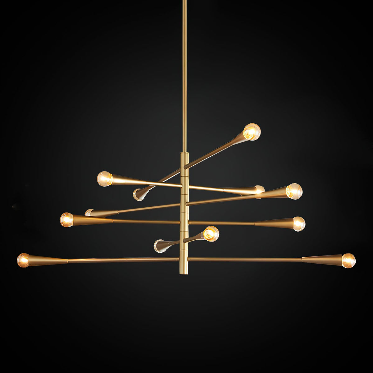 Oswenonna Brass Chandelier-Moonnatur