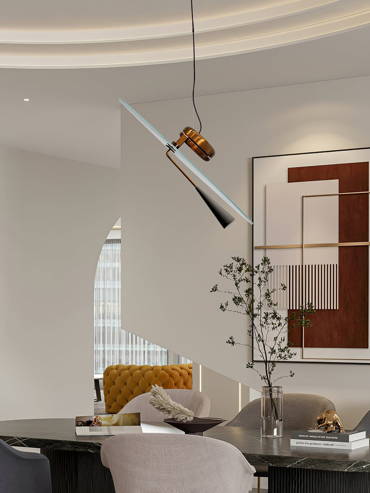 Cardeniel Acrylic Pendant Light-Moonnatur