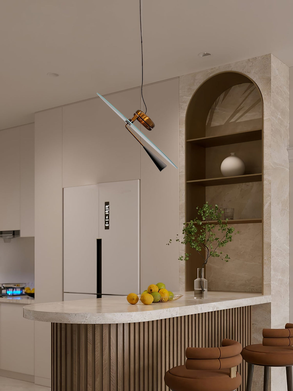 Cardeniel Acrylic Pendant Light-Moonnatur