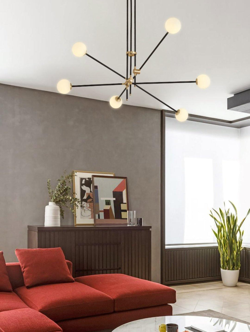 Brierera Glass Chandelier-Moonnatur