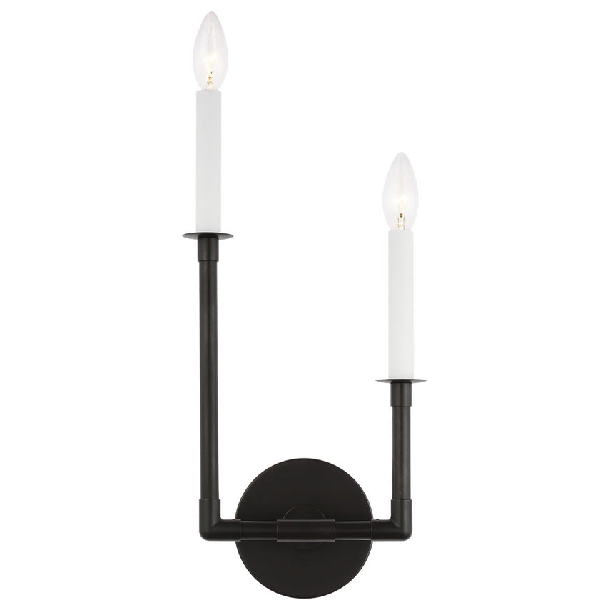 Ordelina Brass Wall Light-Moonnatur