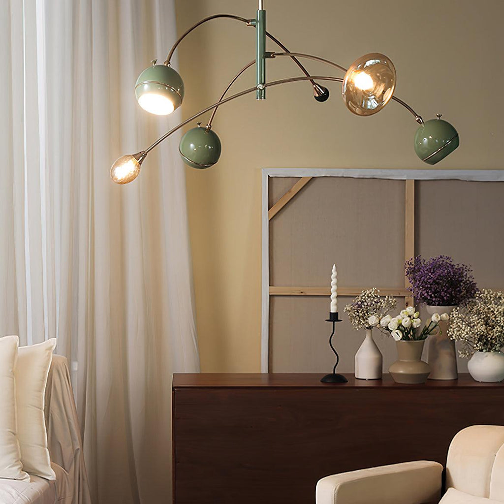 Ravelune Glass Chandelier-Moonnatur