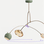 Ravelune Glass Chandelier-Moonnatur