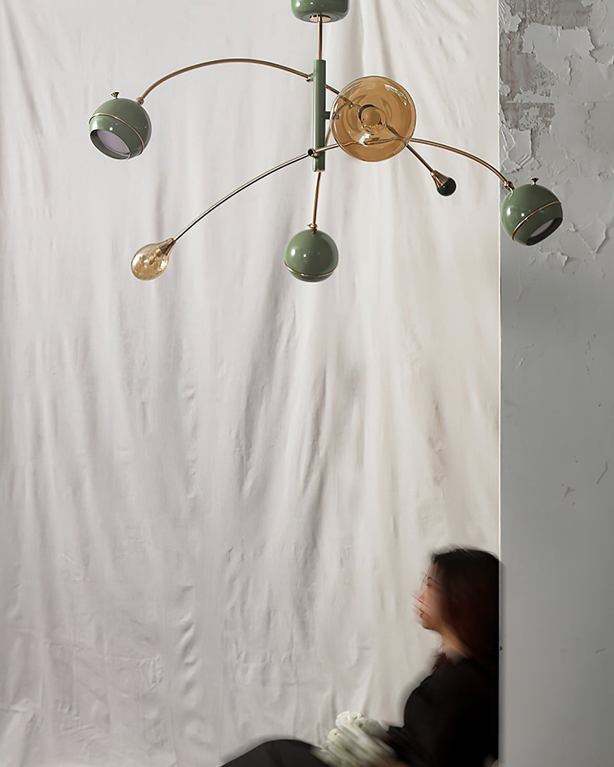 Ravelune Glass Chandelier-Moonnatur