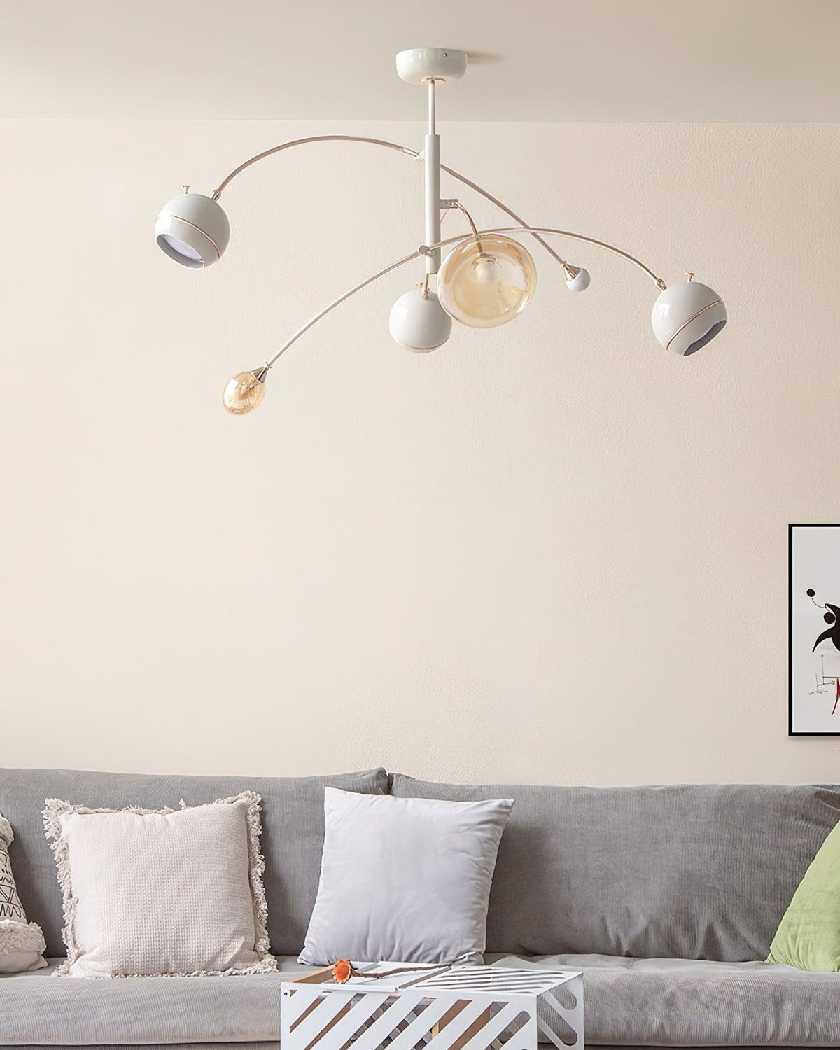 Ravelune Glass Chandelier-Moonnatur