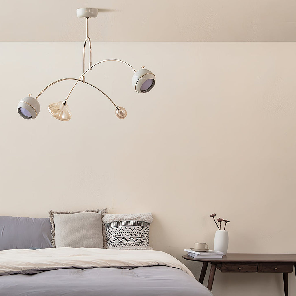 Ravelune Glass Chandelier-Moonnatur