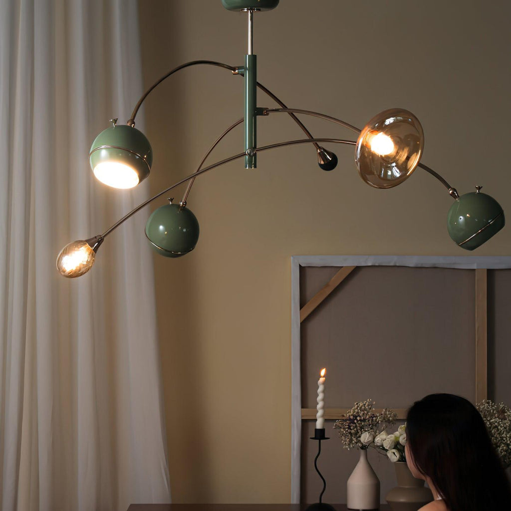 Ravelune Glass Chandelier-Moonnatur