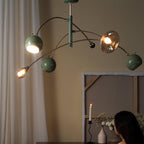 Ravelune Glass Chandelier-Moonnatur