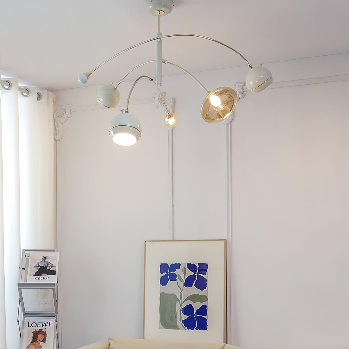 Ravelune Glass Chandelier-Moonnatur