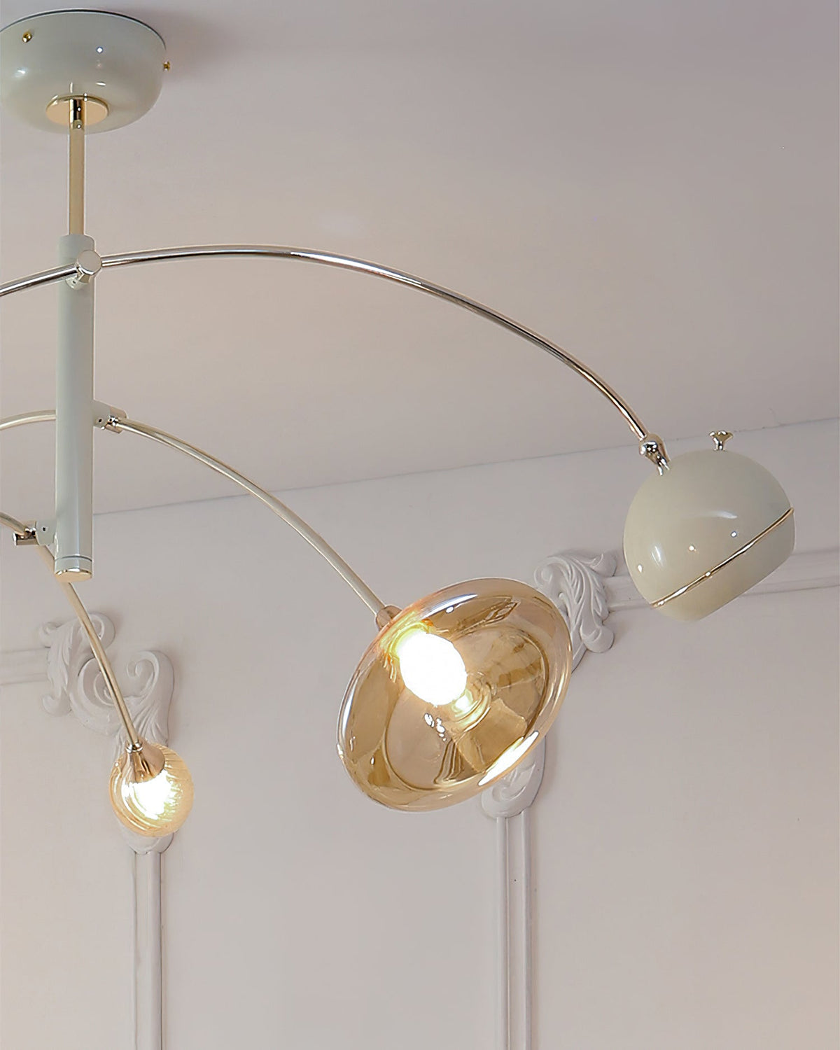 Ravelune Glass Chandelier-Moonnatur