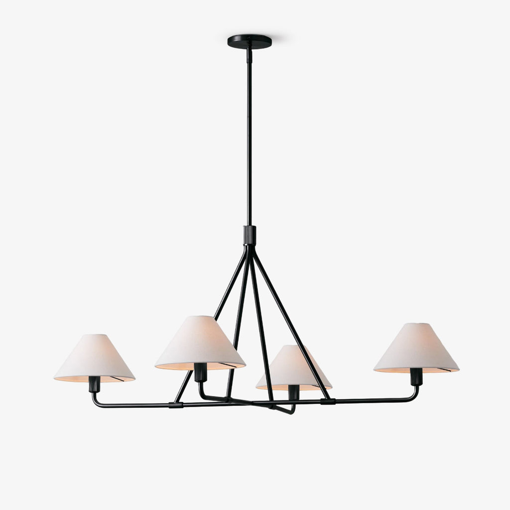 Idenune Fabric Chandelier-Moonnatur