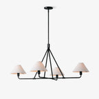 Idenune Fabric Chandelier-Moonnatur