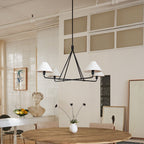 Idenune Fabric Chandelier-Moonnatur