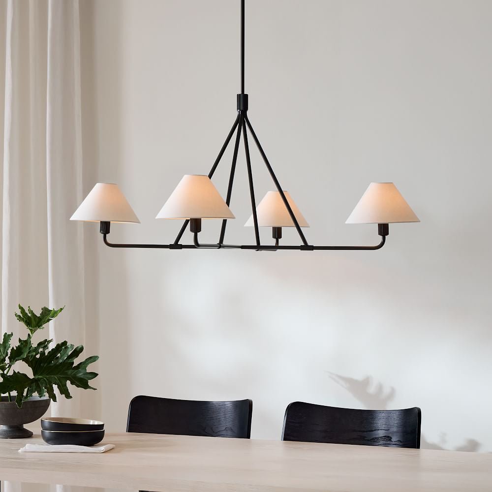 Idenune Fabric Chandelier-Moonnatur