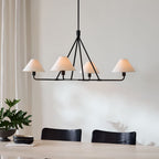 Idenune Fabric Chandelier-Moonnatur