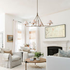 Nardenaria Fabric Chandelier-Moonnatur