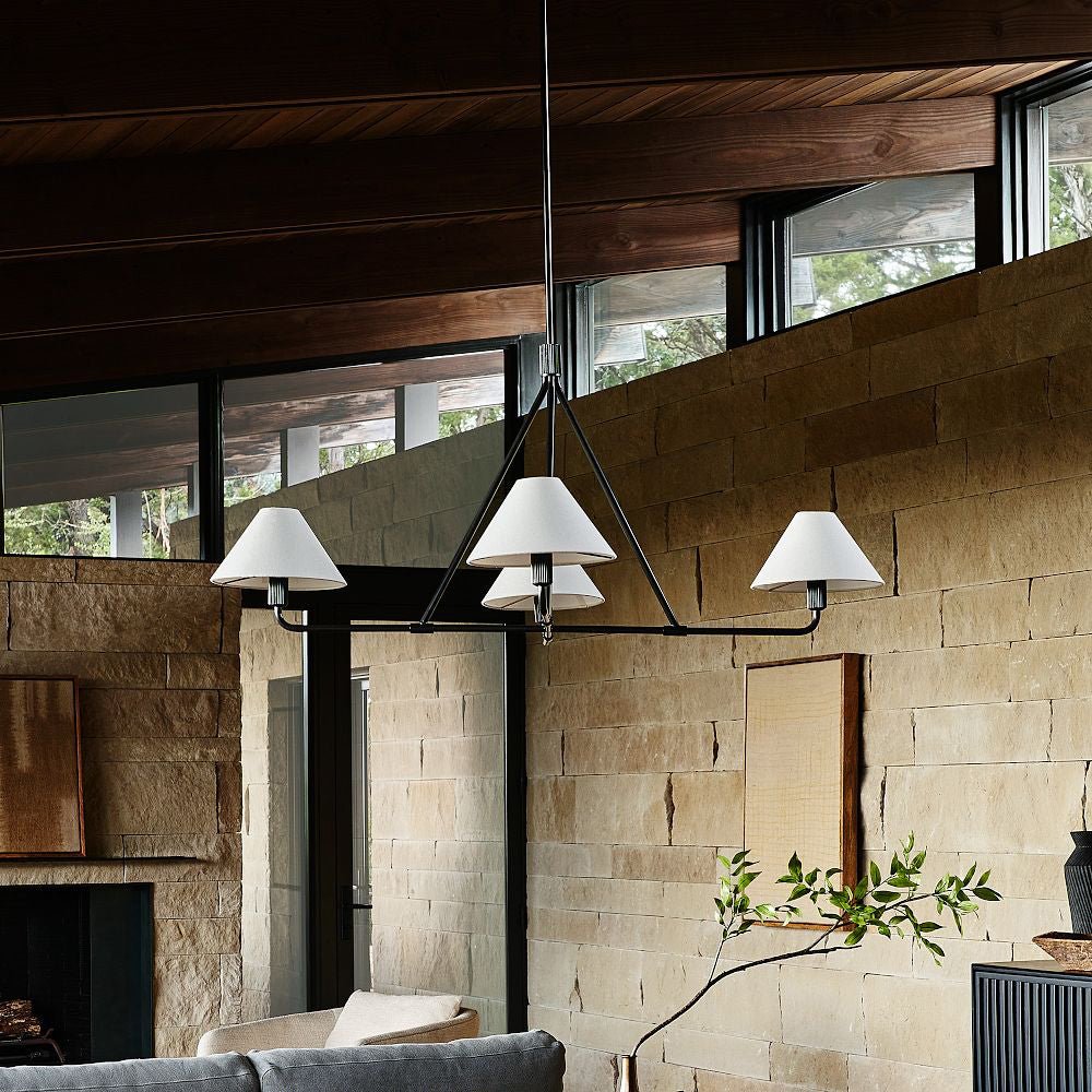 Idenune Fabric Chandelier-Moonnatur