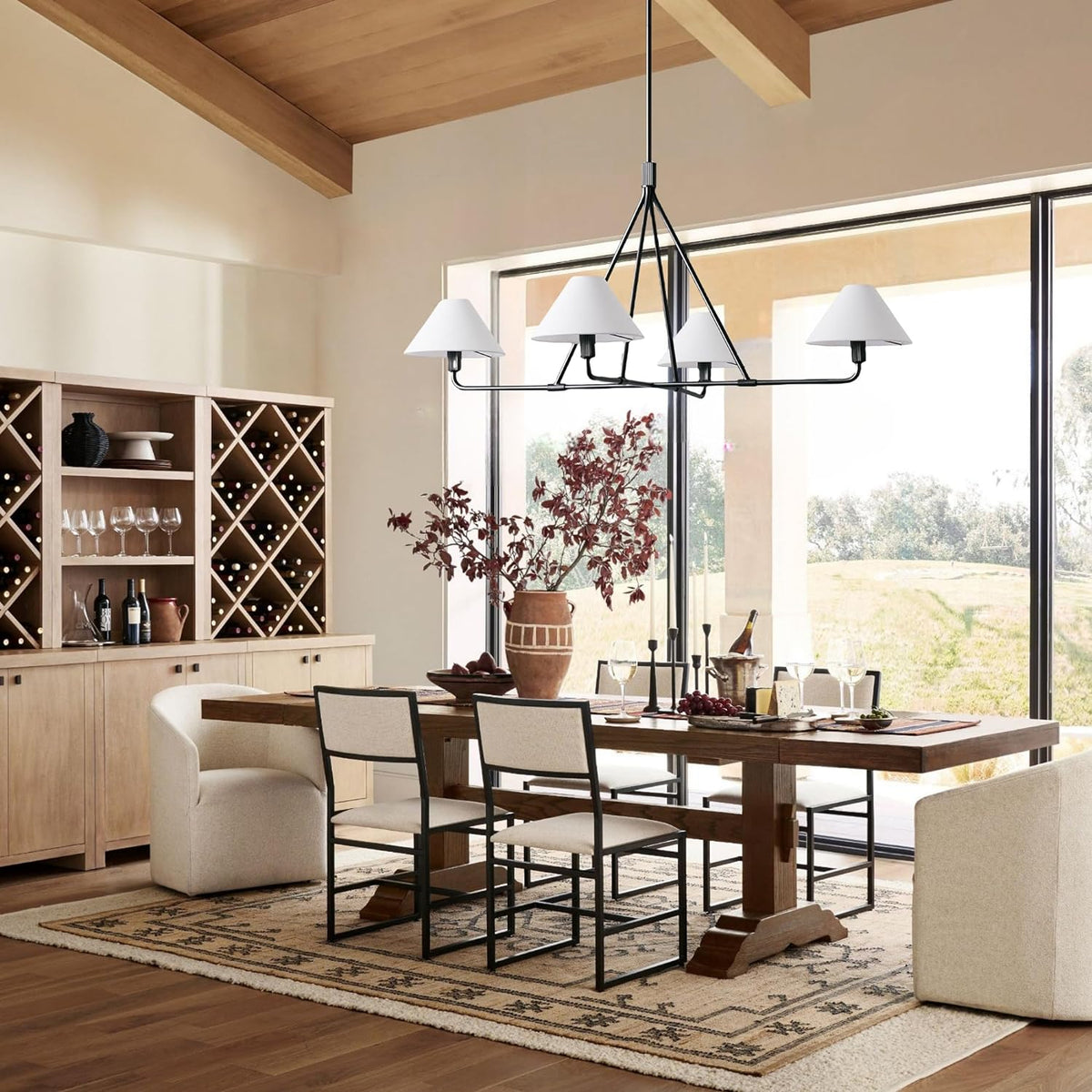 Nardenaria Fabric Chandelier-Moonnatur