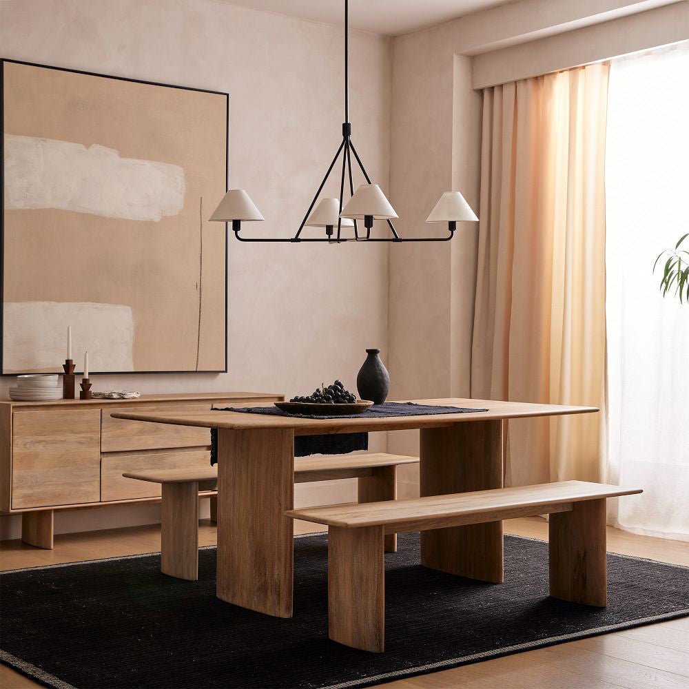 Idenune Fabric Chandelier-Moonnatur