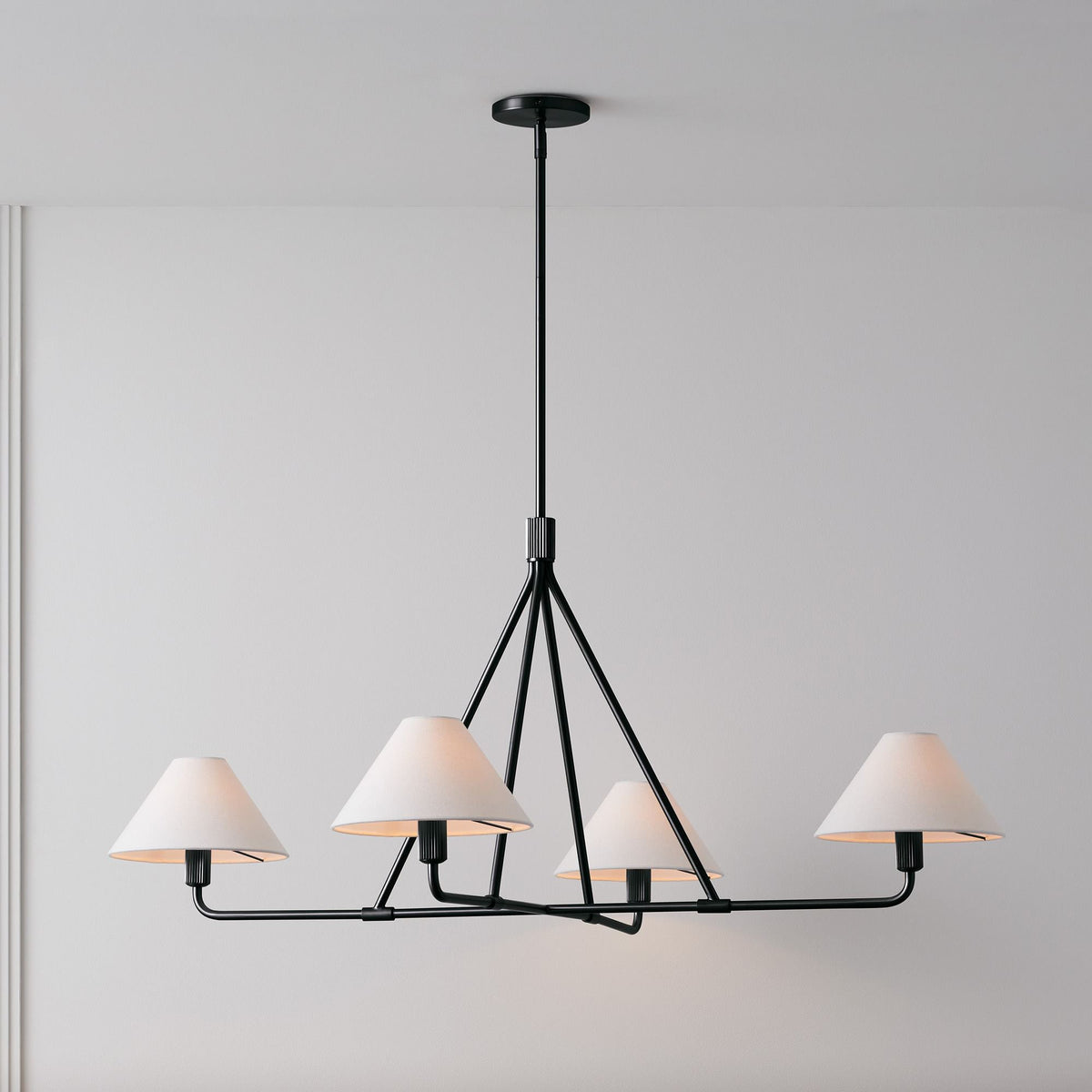 Idenune Fabric Chandelier-Moonnatur