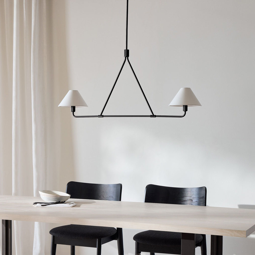 Idenune Fabric Chandelier-Moonnatur
