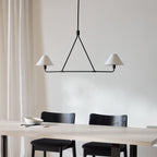Idenune Fabric Chandelier-Moonnatur