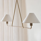 Idenune Fabric Chandelier-Moonnatur