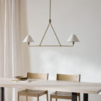 Idenune Fabric Chandelier-Moonnatur