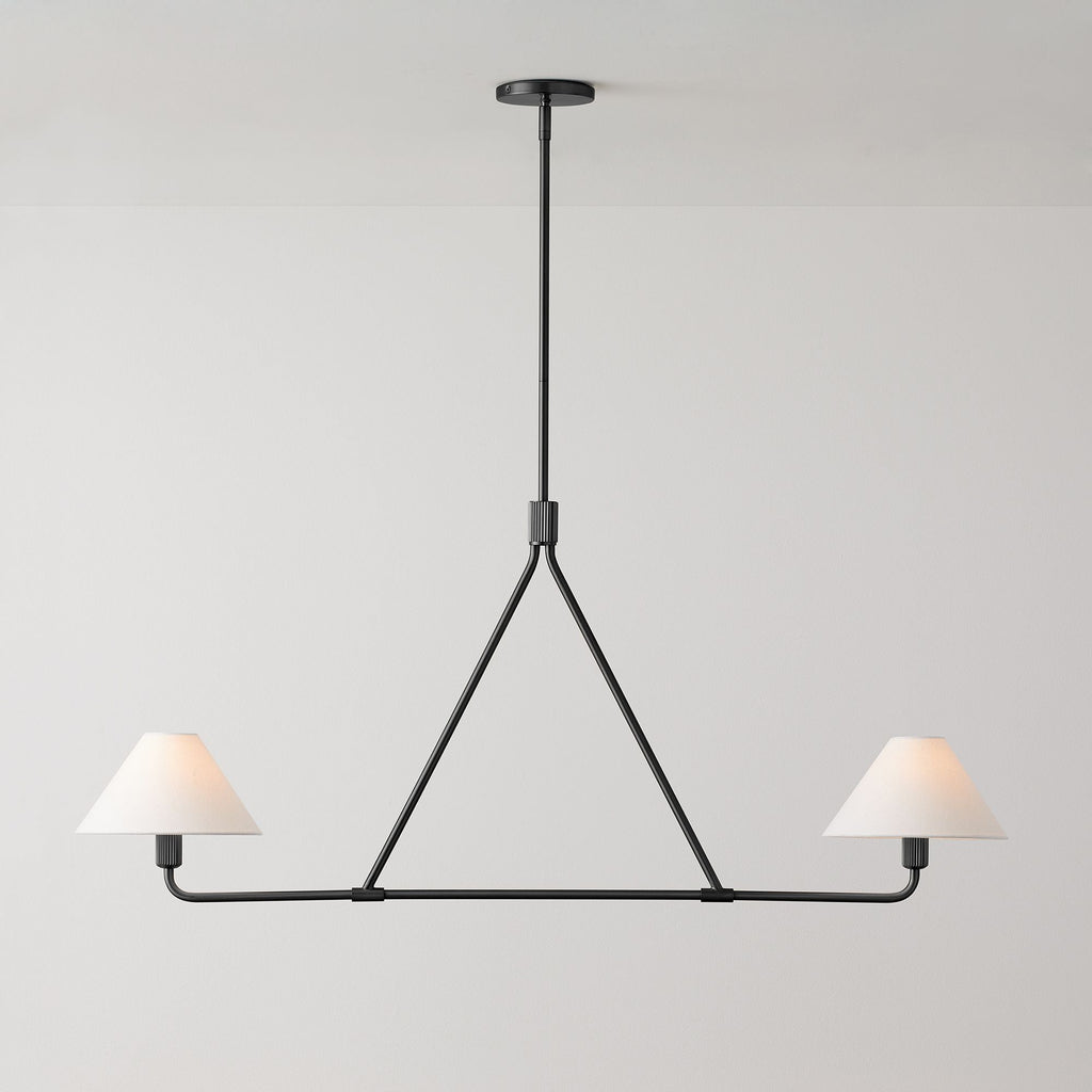 Idenune Fabric Chandelier-Moonnatur