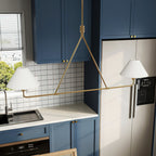 Idenune Fabric Chandelier-Moonnatur