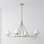 Idenune Fabric Chandelier-Moonnatur