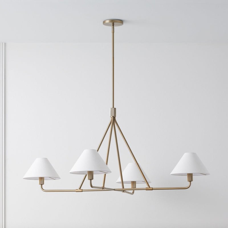 Idenune Fabric Chandelier-Moonnatur
