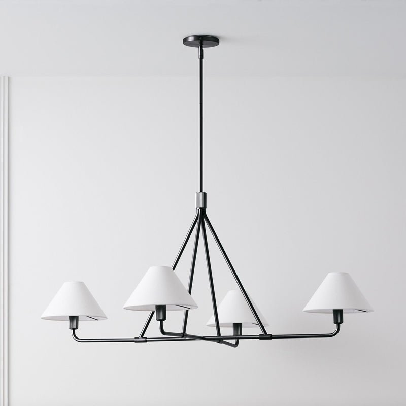 Idenune Fabric Chandelier-Moonnatur