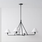 Idenune Fabric Chandelier-Moonnatur