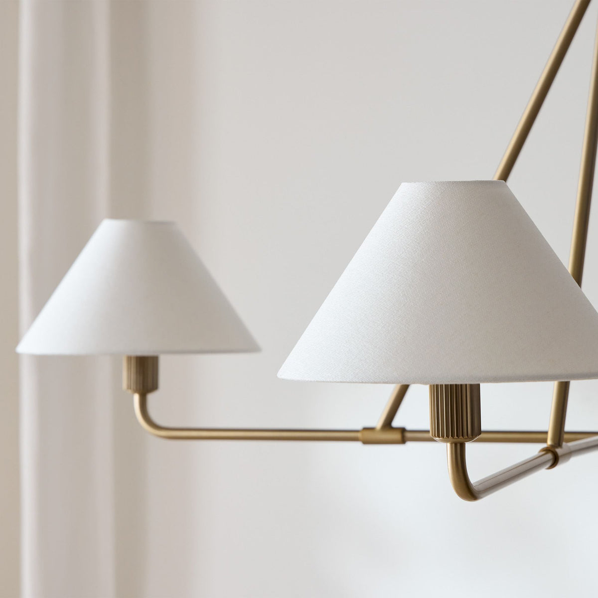 Idenune Fabric Chandelier-Moonnatur