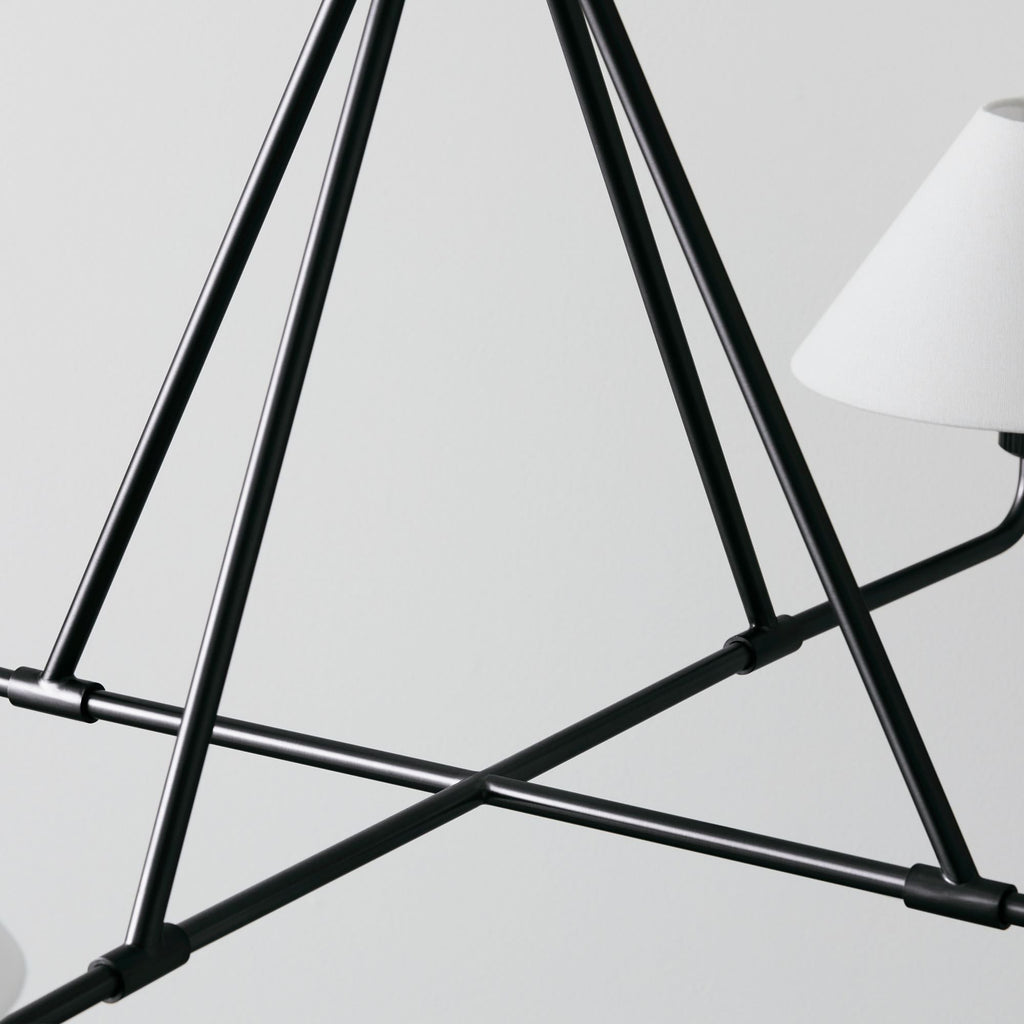 Idenune Fabric Chandelier-Moonnatur