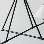 Idenune Fabric Chandelier-Moonnatur