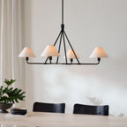 Idenune Fabric Chandelier-Moonnatur