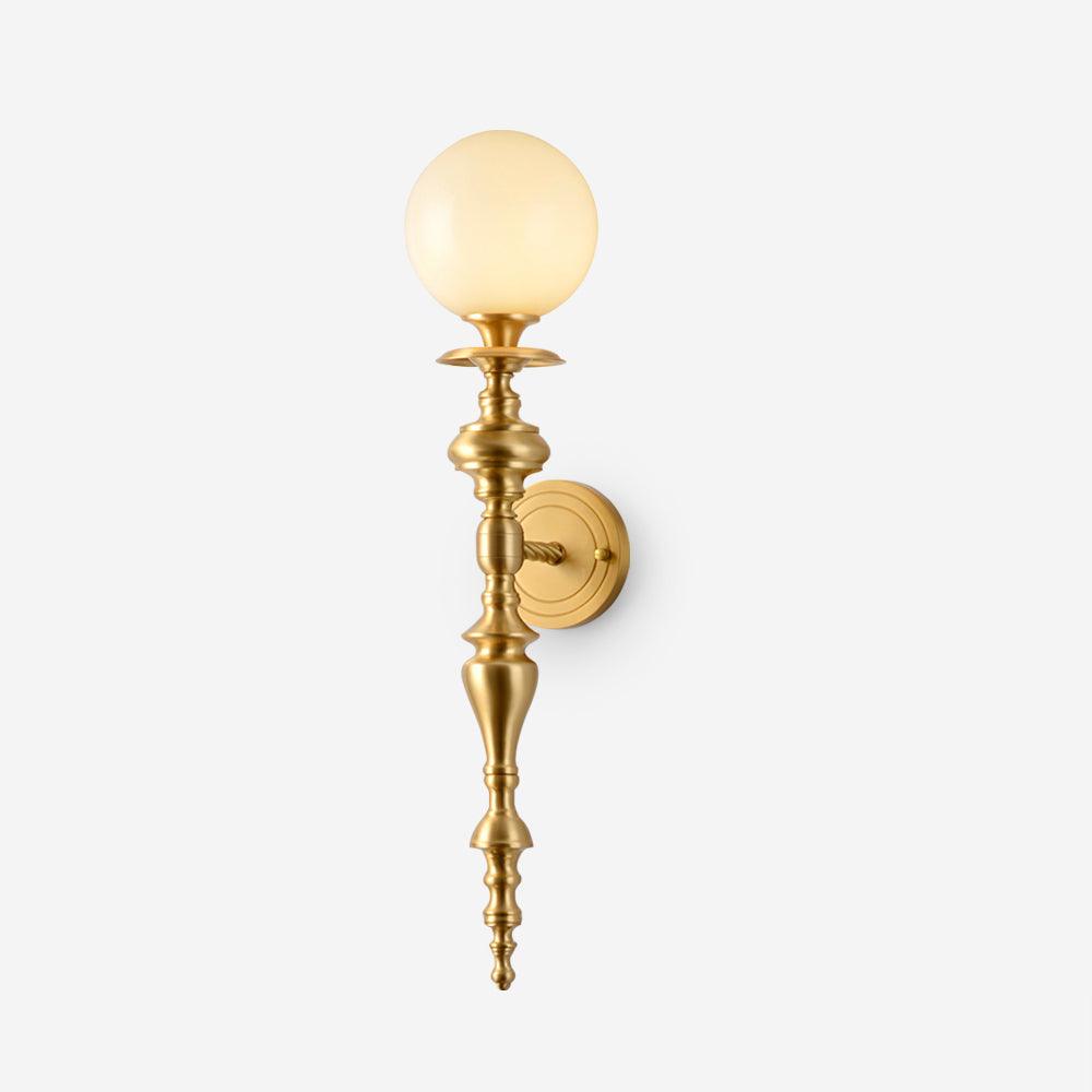 Garnelwell Brass Wall Light-Moonnatur