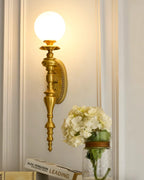 Garnelwell Brass Wall Light-Moonnatur