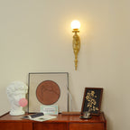 Garnelwell Brass Wall Light-Moonnatur