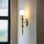 Garnelwell Brass Wall Light-Moonnatur