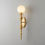 Garnelwell Brass Wall Light-Moonnatur
