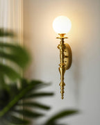 Garnelwell Brass Wall Light-Moonnatur