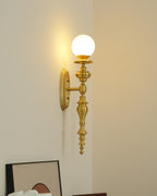 Garnelwell Brass Wall Light-Moonnatur